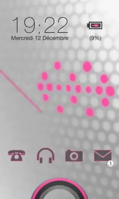 Sense Ring Pink GO Locker Theme android App screenshot 2